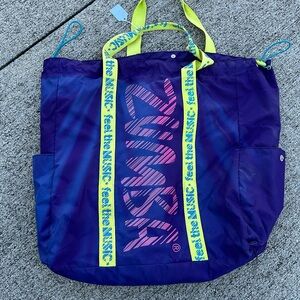 Purple Zumba gym bag